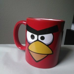 ****SOLD****Angry Red Bird coffee mug